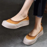 Purpdrank  Flats Women Loafers Shoes Shallow Platform Cozy Walking Shoes New Dress Fashion Sport Shoes Mujer Travel Zapatillas