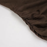 Purpdrank  Retro Sexy Autumn Skew Collar Long Sleeve Slim Solid All Match Knitted T-Shirts