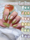 Purpdrank  12ML 12-Color Pink Water Gold Cat Eye Ocean Bubble Glass Beads Gel Nail Polish New Style Spring Nails Summer Nail Pink Nails