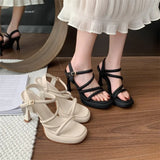 Purpdrank  Luxury Designer Summer Women Sandals Fashion Elegant Open Toe Shoes  Outdoor Party Dress High Heel