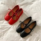 Purpdrank  women real leather Shoes For casual low heels shoes classic flats shoes spring office lady Footwear