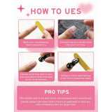 Purpdrank  10pcs Black French False Nails Bowknots Designed Handmade Press On Nail Glossy Short Almond Wearable Fake Nail Patches Salon Art