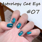 Purpdrank  1Pcs 10ML New Blue Nails Whitening Nail Art Super Flash Purple Blue Glass Bead Cat Eye Gel Nail Polish Autumn Nails