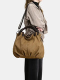 Purpdrank  Commuting Hand-held Shoulder Crossbody Large Capacity Casual Retro Bags Canvas Tote Women's Bag