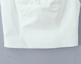 Purpdrank  White Cotton Spliced Embroidery Lace Wood ears V neck Camisole Camis Women Summer Tank Tops Side Zipper Girl Slim Crop Top