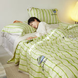 Purpdrank  Summer Quilt Comfortable and Breathable Quilts Top Quality Ultra Soft Floral Comforter