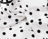 Purpdrank  Sexy White Black Polka Dot Print Ruffles Off Shoulder Dress Women Ruched Chest Slim Waist Midi Dresses Robe Holiday Vestidos