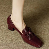 Purpdrank  High Heels Women's Shoes Summer Square Toe Sandals Shallow Elegant Woman Pumps 2025 Designer Brand Fashion Dress Female Zapatos