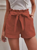 Purpdrank   Shorts Women Bow Tie Lace Up Wide Leg Shorts High Waist Pockets Casual Streetwear Summer New Fashion Loose Shorts