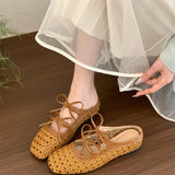 Purpdrank  Summers Cover Toe Weave Women Slippers Elegant Comfortable Slip On Slingback Mules Slides Shoes