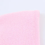 Purpdrank  Sweet Slim Fold Decoration Summer New Women's Fashion French Round Neck Knitted Top