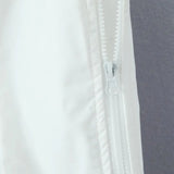 Purpdrank  White Cotton Spliced Embroidery Lace Wood ears V neck Camisole Camis Women Summer Tank Tops Side Zipper Girl Slim Crop Top