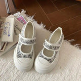 Purpdrank  All-Match Shoes Woman Female Footwear Modis Clogs Platform Shallow Mouth New Dress Summer Cute Creepers Floral Embroider Ho