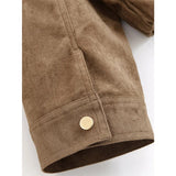 Purpdrank  New Classic Lapel Collar Zipper Jacket  Women Long Sleeves With Pockets Short Coat  Autumn Winter Female High Streetwear