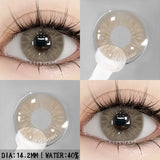 Purpdrank  1pair Gray Color Contact Lenses For Eyes Colored Lenses Blue Lenses Natural Colorful Brown Contact Lenses Yearly Use