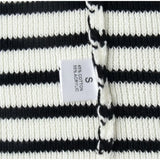 Purpdrank  Knit Striped Women Sweater Full Sleeve Deep V Neck Female Top 2025 Fashion Casual Autumn Loose Turn-down Collar Lady Pullovers