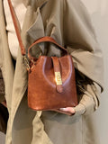 Purpdrank  Faionable Small Crossbody Bag for Work And Outings Versatile mat Design New Sle Casual round Cylinder ape
