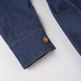 Purpdrank  Women's Denim Dress Vintage Style Blue Turn Down Collar Long Sleeve Metal Buttons Slim Short Jeans Dress Casual Streetwear