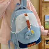 Purpdrank  Fashion Cute Backpack Lightweight Large Capacity School Bag Nylon Material Waterproof School Backpack for Boy Gril