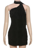 Purpdrank  Sexy backless black mini summer dress women bodycon short evening party dresses woman clothing elegant birthday dress vestidos