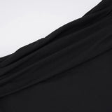 Purpdrank  Basic Solid Mermaid Hem Skirts Slim Black Folds Low-Waisted Midi Skirts Women Summer Fashion Streetwear Lady Party Bottoms
