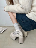 Purpdrank  Designer Women Nightclub Pumps Fashion Cross Strap Buckle Shoes 2025 New Spring Autumn Wedding Party Shoes