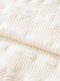 Purpdrank  European style new arrival women's fashion versatile and elegant off-the-shoulder long-sleeved hollow-out knitted sweater.