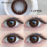 Purpdrank  Black Lenses Natural Contacts Large Diameter Lens with Myopia New Arrival Gray Pupils Yearly Beauty Cosmetic Big Eye