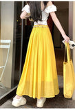 Purpdrank  High Waist Cotton and Linen Bohemian Women's Long Skirts Sashes 2025 New Spring Summer Vintage Solid Pleated Skirts