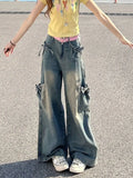 Purpdrank  Jean Woman Denim Jeans Gym Fitness Workout Sport Active Female Fashion Comfortable Breathable Lightweight Cut Casual Daily