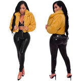 Purpdrank  Thick Faux Fur Jacket Women Autumn Winter Maxi Short Coat Warm Luxury Fur Black Parkas Pink Furry Outerwear