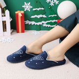 Purpdrank - Women Slippers Winter Fruffy Slippers New Fashion Warm Short Plush Home Slippers Casual Floor Antiskid Christmas Slippers