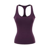 Purpdrank  8 colors 2025 Summer Sexy U collar Chest with Pad Cut Out Shoulder Tank Women Hollow Out Back Crop Top Camisoles Tank Vest Tee