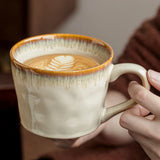 Purpdrank  Ceramic Coffee Cup Originality Water Ripple  Mug Ceramic Milk Cup  Household Ceramics & Pottery Fathers Day Gifts