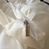 Purpdrank  Ins Princess Bedding Set Lace Ruffles Embroidery Skin-Friendly Quilt Cover Set 4PCS Skirt Bed Sheet Queen Size For Girls Women