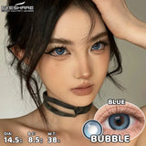 Purpdrank  1 Pair Color Contact Lenses Cosmetics Natural Brown Pupils Blue Eyes Contacts Lens Makeup Beauty Green Contacts Lens