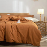 Purpdrank  High Quality 100% Cotton Soft Bedding Sets Skin Friendly Cozy Single Double Bed Liners Comforter Set for Adults and Children