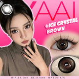 Purpdrank  NEW Color Contact Lenses Natual Colored Pupils Makeups Colored Lens Beauty Green Contact Lenses 14.2mm Black Contacts Lens