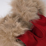 Purpdrank  Vintage Patchwork Fur Trim Collor Tank Tops Christmas Hollow Out Sleeveless Tanks Women Summer Fashion Streetwear Party