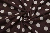 Purpdrank  Polka Dot Print 3-Piece Set Women Scarf+V-Neck Camisole+Irregular Mid Skirts Matching High Street Sweet Elegant Suit