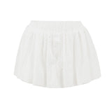 Purpdrank  Ballet Girl White Black Embroidery Hollow Out hole Elastic Low Waist Mini BUD Skirt Women Ball Gown Umbrella Skater Skirts