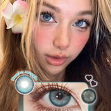 Purpdrank  Colored Contact Lenses Natural Lenses Yearly Beauty Lens Eye Contacts for Eyes Makeup, Parties Campus Travel Camping