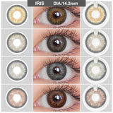 Purpdrank  Color Contact Lenses for Eyes Natural Colored Eye Lenses Pupilentes Eye Lenses Blue lens