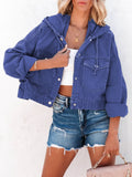Purpdrank  Fashion New Jackets for Women Hooded Denim Jacket Women Vintage Jean Coats Casual Long Sleeve Top Clothes Women Streetwear