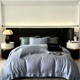 Purpdrank  600TC Lyocell Bamboo Fiber Soft Silky Cool Feeling Bedding Set Vintage jacquard Duvet Cover Bed Sheet/Fitted Sheet Pillowcases