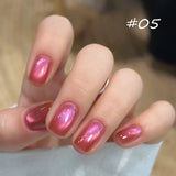 Purpdrank  Pink Peach Cat Magnetic Gel Nail Polish-CAT EYES High Transparency Easy Sparkling Shine,Perfect for Women Gift For Summer