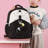 Purpdrank  Fashion Cute Backpack Lightweight Large Capacity School Bag Nylon Material Waterproof School Backpack for Boy Gril