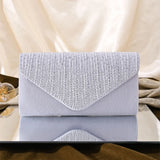 Purpdrank  ﻿ Women'S Fashion Bling Shiny Elegant And Fashionable Envelope Clutch Bag Party Wedding Handbag For Women Dinner Bag