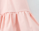 Purpdrank  Pink Embroidery Floral Bra Corset Style Sling Dress Women Cross Lacing up Back 2 Layers hem Party Skater Mini Dresses Robe