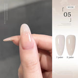 Purpdrank  10ML 6-Color God Girl Nail Polish Gel Nude Pink Glitter Gel Varnish Soak Off UV/LED Gel Polish For Manicure Home Salon DIY